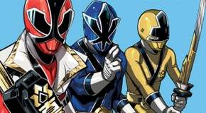 Prévia dos quadrinhos de Power Rangers Super Samurai