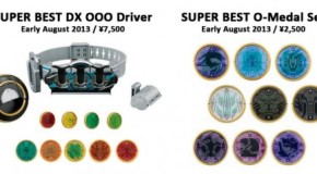 Mais brinquedos para a linha do Kamen Rider OOO