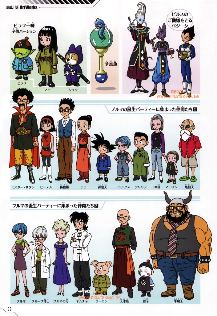 Todos os personagens de dragon ball